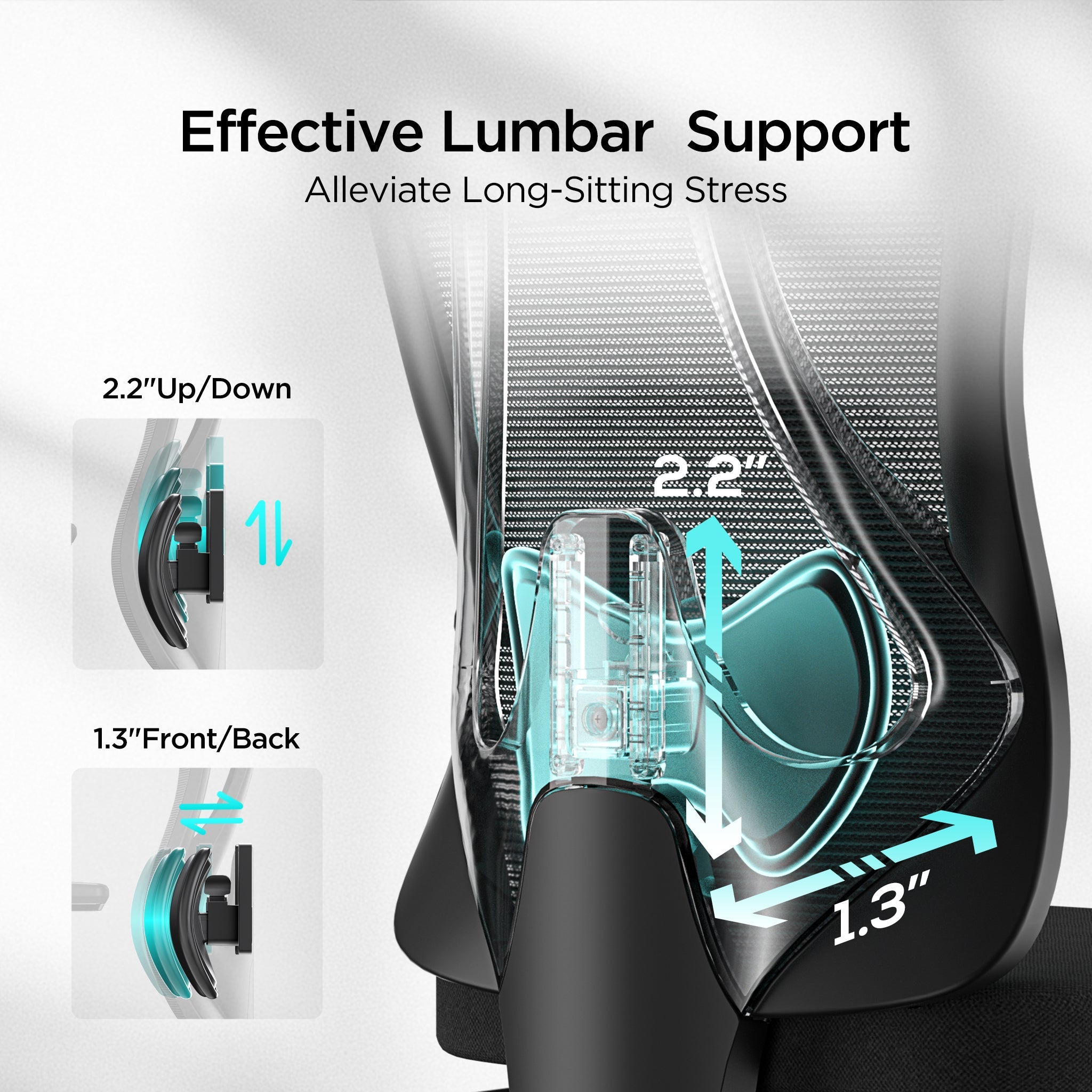 Hbada_P3_office_Chair without footrest black upgrade lumbar support