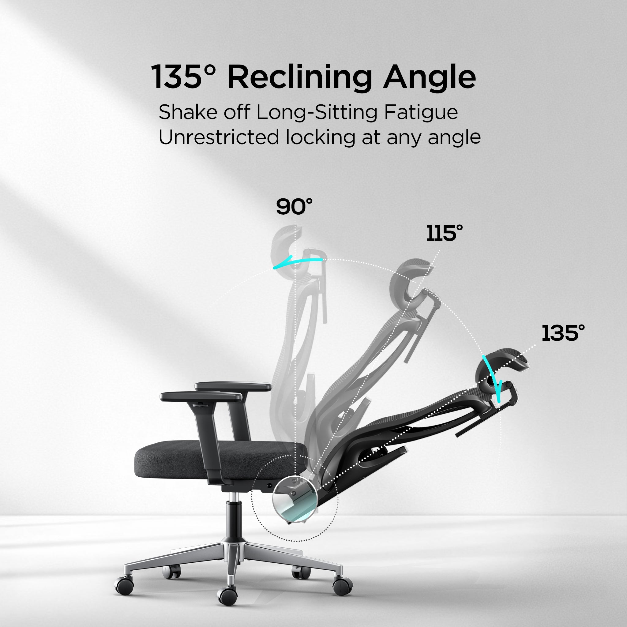 Hbada_P3_office_Chair without footrest black upgrade reclining angle