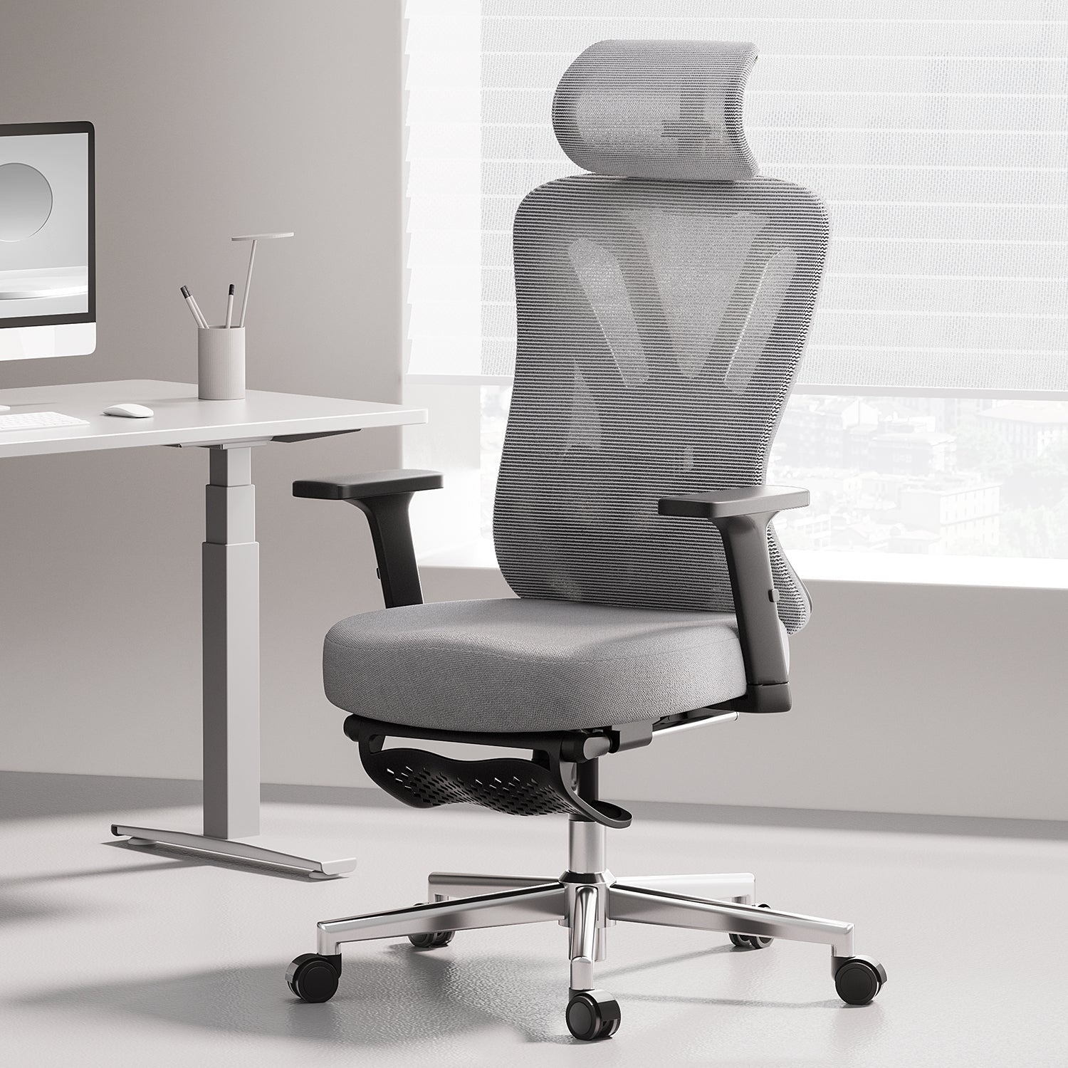 Hbada_P3_office_Chair without footrest gray