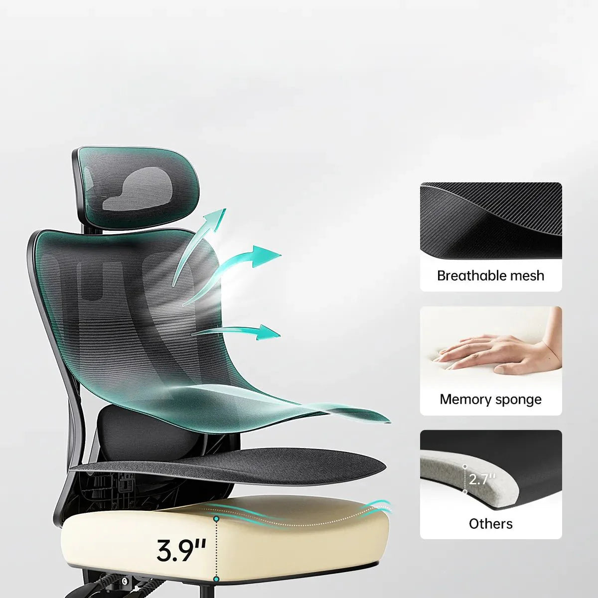 Hbada_P3_office_Chair without footrest black seat