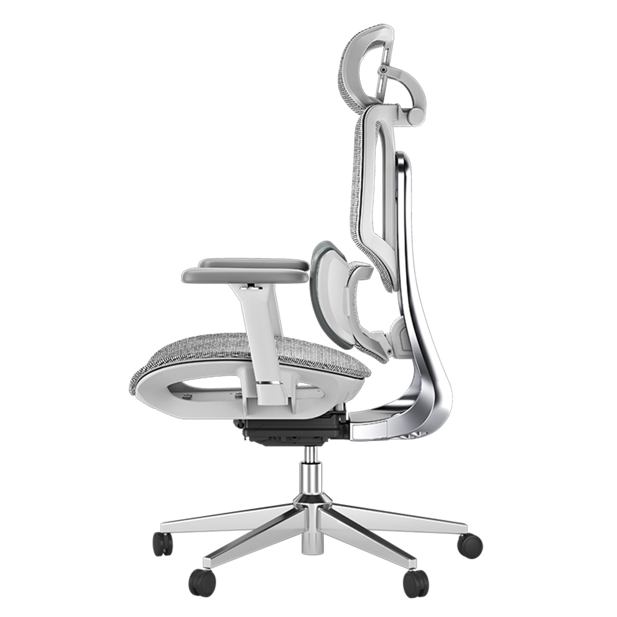 HBADA E3 Air Ergonomic Office Chair without footrest gray left