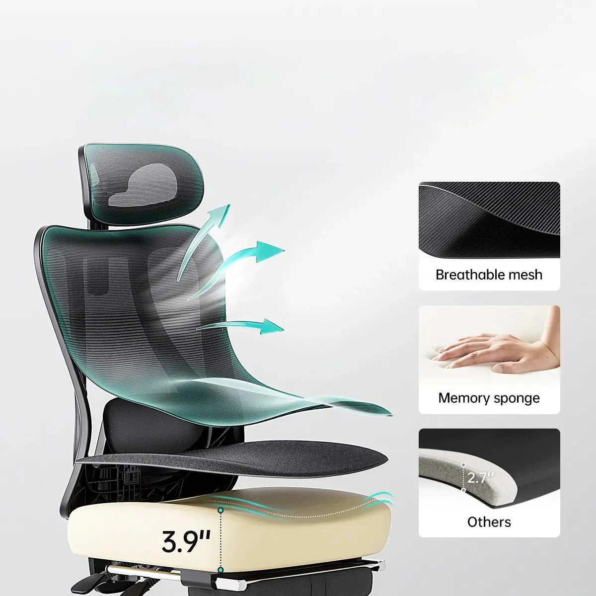 Hbada_P3_office_Chair with footrest black seat